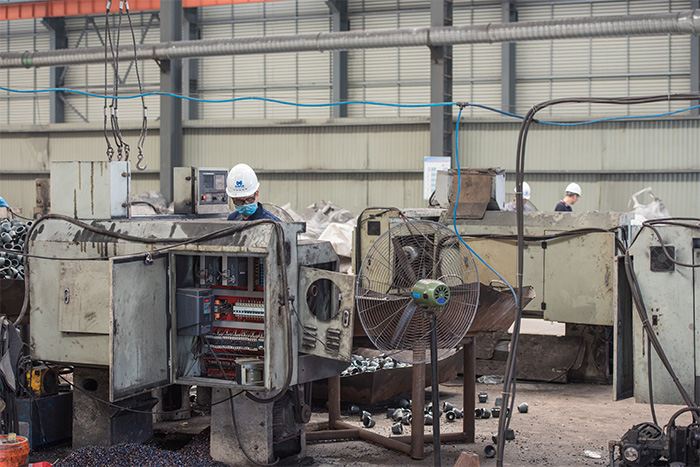 亳州网架配件-锥头加工车间